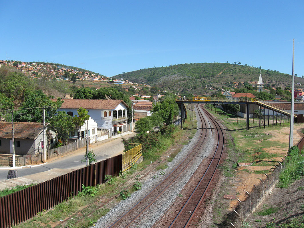 Spoorlijn Rio Doce te Aimores, MG - Brazilie - kopie
